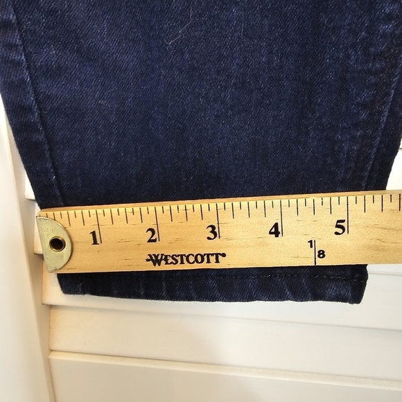 SPANX‎ Ready To Wow Jean Ankle Leggings Women's Large Blue Dark Wash High Rise - Picture 14 of 14